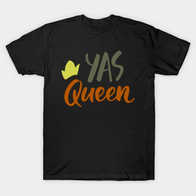 YAS QUEEN DESIGN T-Shirt by The C.O.B. Store